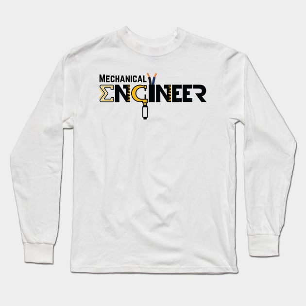 Mechanical Engineer Long Sleeve T-Shirt by Tee3D